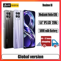 realme Global Version 6 6    120Hz FHD  Smartphone 4 6GB 64 128GB Helio G96 5000mAh Battery 18W Quick Charge 50MP Moblie Phone