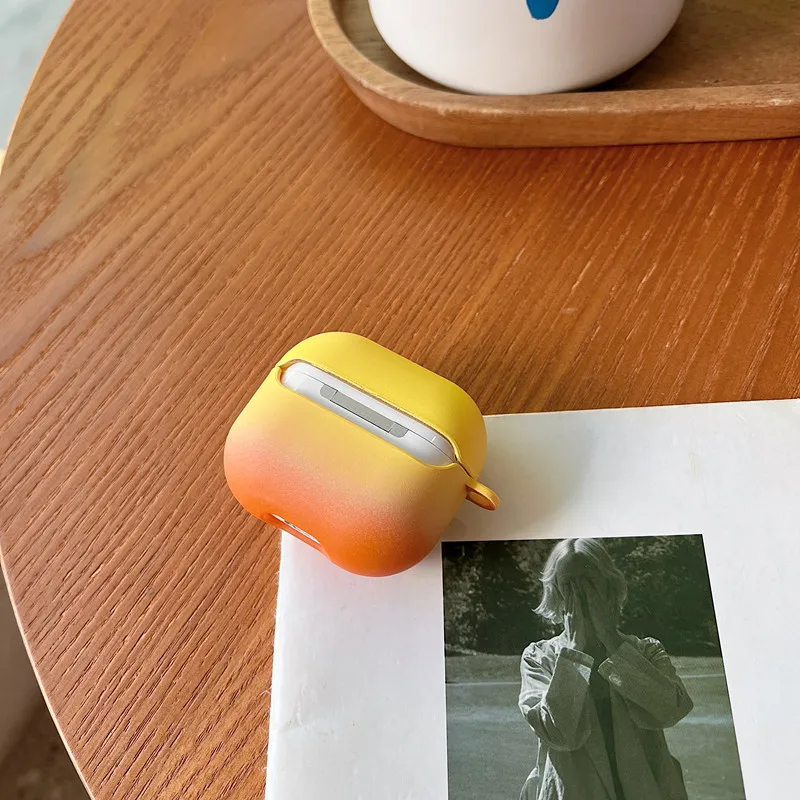 Gradient Candy colors For Lenovo thankplus LP40 Case Hard Shell Love Wireless Earphone Accessories Cover Couples |