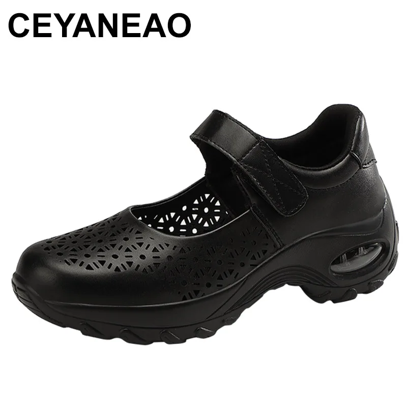 

Hot Selling Summer New Style Women's Outdoor Sneakers Comfortable Breathable Hollow Casual Shoes Sports Mesh Womans