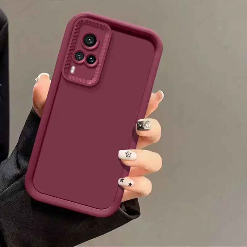 Фото Чехол для Vivo Y51 2020 Vovo Y53S Y31 Y33 2021 Y 51 53S 31 Чехлы для телефонов Полный пакет Матовый мягкий защитный чехол с защитой от падения Coques №3