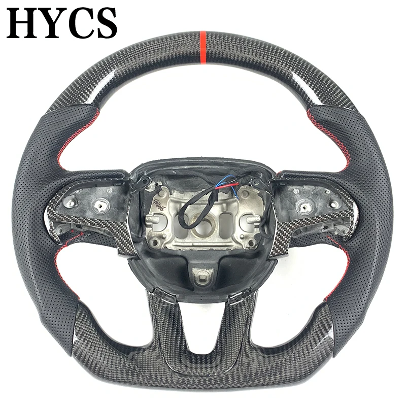 

For Dodge Challenger Carbon Fiber Steering Wheel Customization