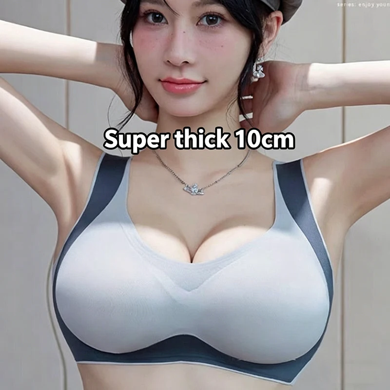 Фото Бюстгальтер Extreme Push-up Longline 10CM 40C для большой груди, с эффектом пуш-ап, округлой формы, с боковой поддержкой, для увеличения декольте №1