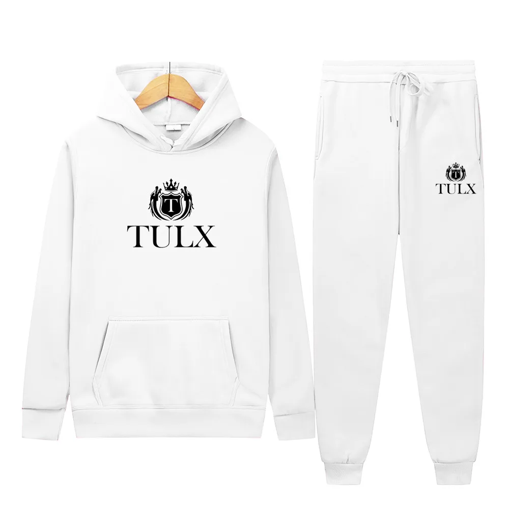 

New Casual Men/Women Hoodies Tracksuit Fashion Sweatshirt Suit Hoodie+Sweat Pants Jogging Homme Pullover Sporting Couple Outfit