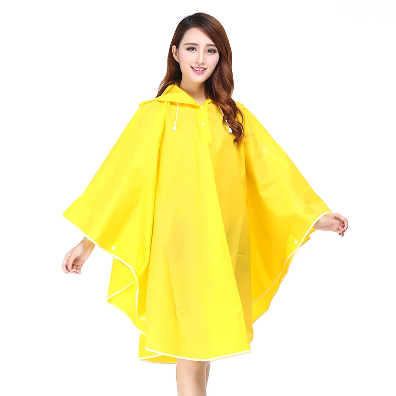 

EVA outdoor travel locomotive raincoat portable cloak female cloak electric car poncho