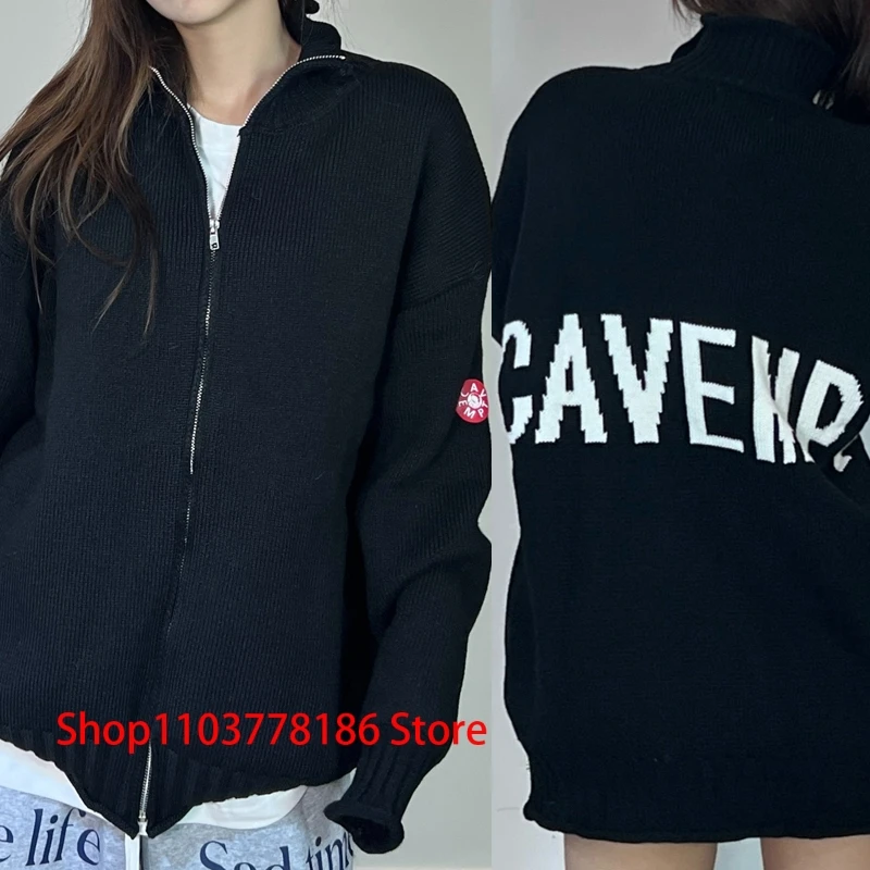 Уличная одежда свитер CAVEMPT японский стиль Харадзюку классический логотип сзади