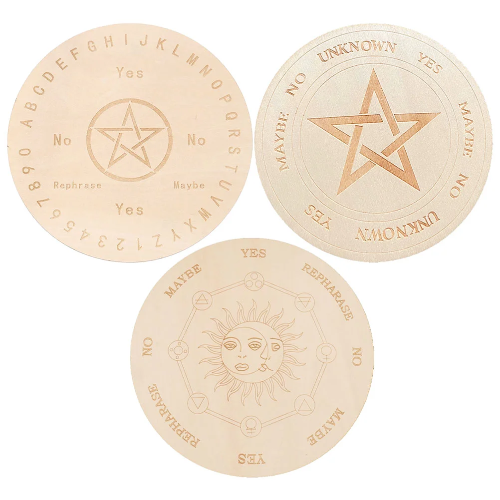 

Board Wooden Pendulum Decorative Divination Dowsing Star Crafts Home Delicate Decor