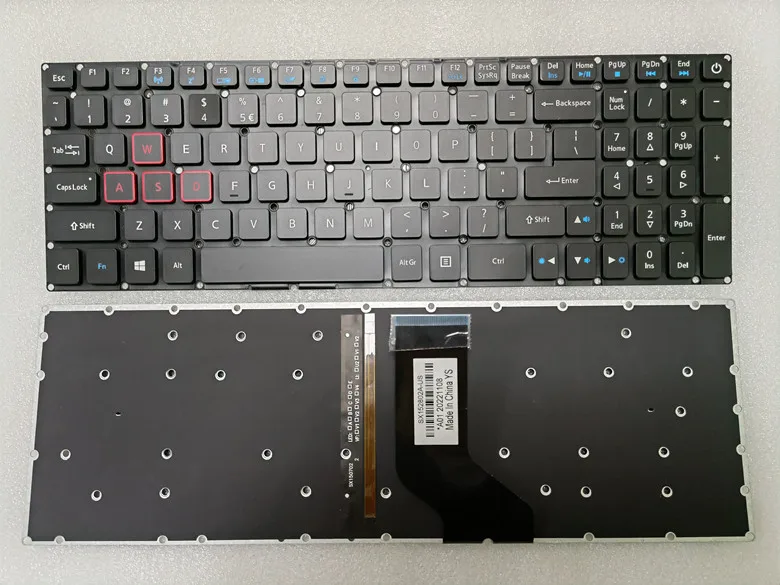 NEW FOR Acer Predator Helios 300 G3-571 G3-572 PH315-51 PH317-51 Keyboard US Backlit