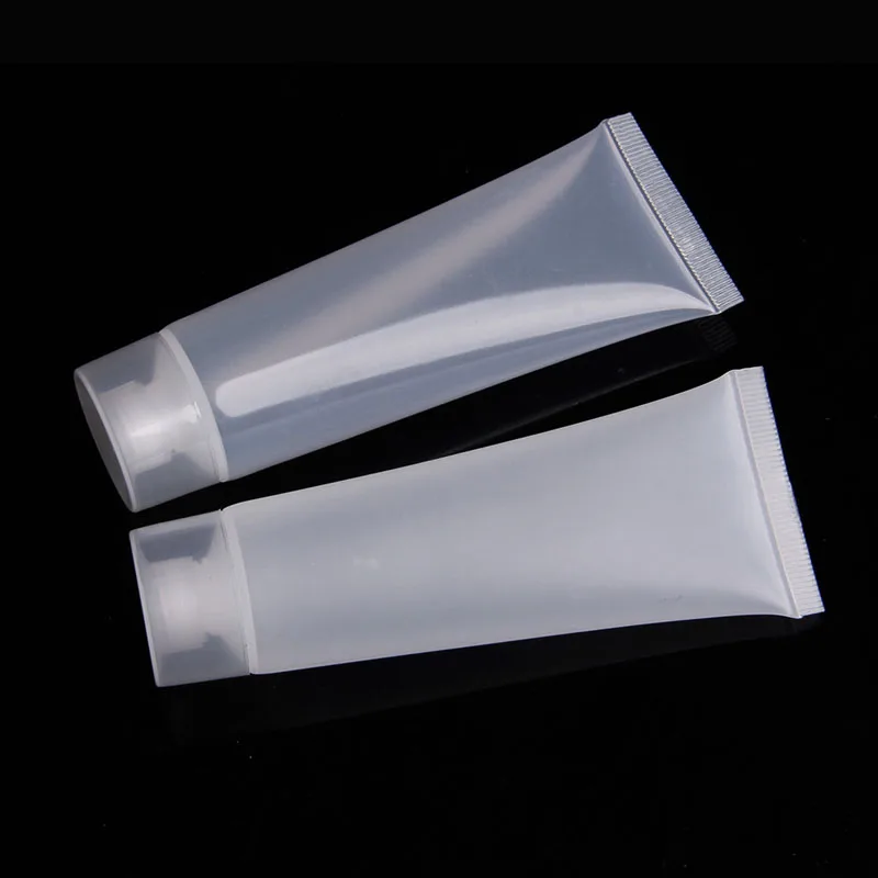 

1pc Polish Empty Clear Tube Cosmetic Cream Lotion Container Makeup Bottle New