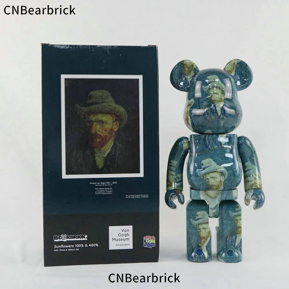 

Bearbricklys 400%, 28 см, оригинальные бусины, ПВХ экшн-фигурки, блоки, медведь, куклы, украшения, модели, игрушки для друзей, рождественский подарок, Bearbrick