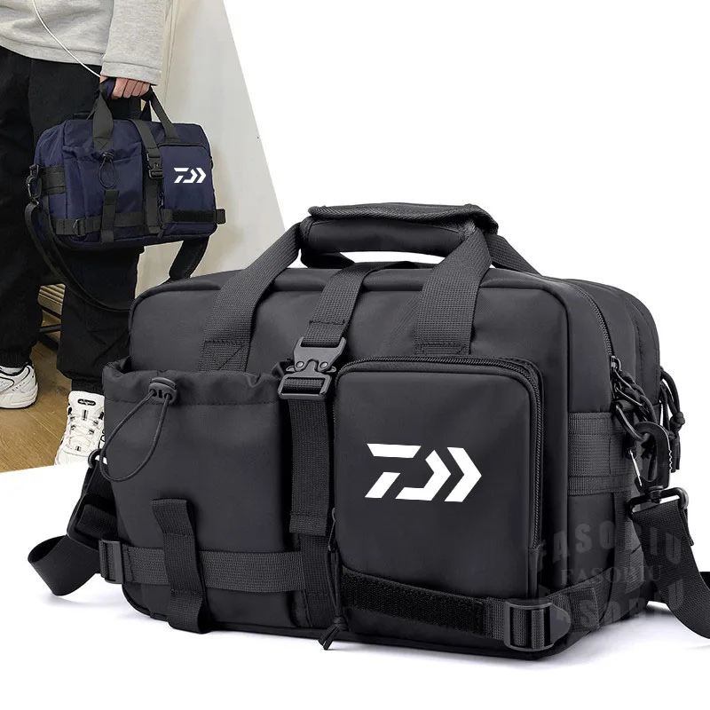 

Men's Large Capacity Casual Shoulder Crossbody Bags Waist Pack Outdoor Mountaineering Travel Multi-purpose Fishing Bags