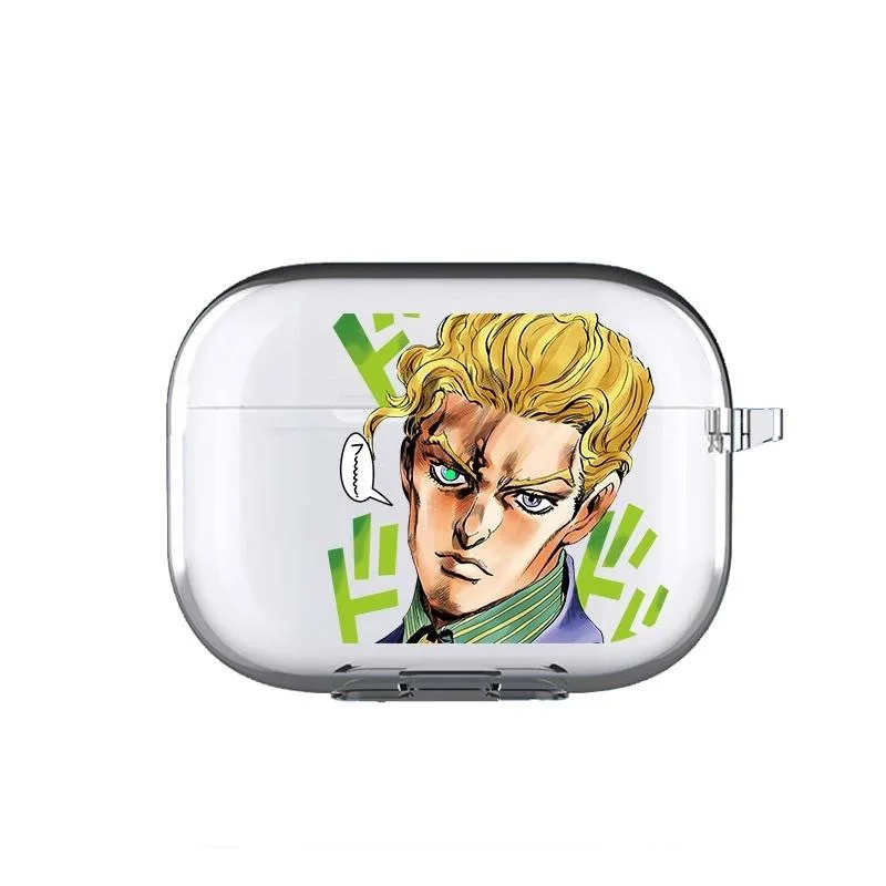 Фото Чехол для наушников Kaneki Ken с мультяшными светящимися глазами для AirPods 1 2 4 Pro 3 2-го поколения Pro2 Ulquiorra cifer Gojo jojo Защитные чехлы №5