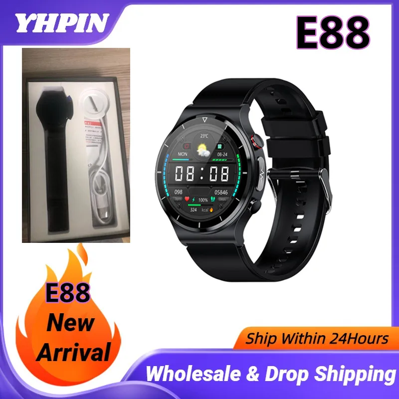 

Смарт-часы YHPIN E88 с функцией измерения ЭКГ, пульса и давления