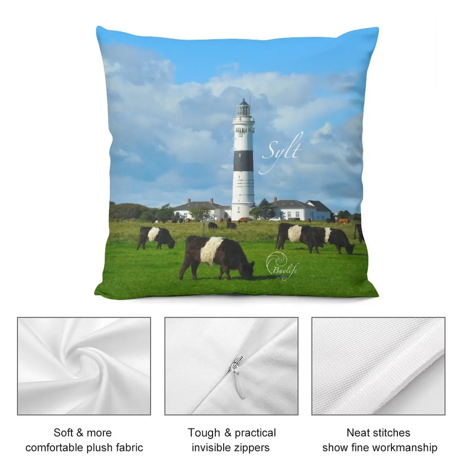 Sylt маяк Kampen Langer Christian декоративная подушка наволочка роскошные наволочки для