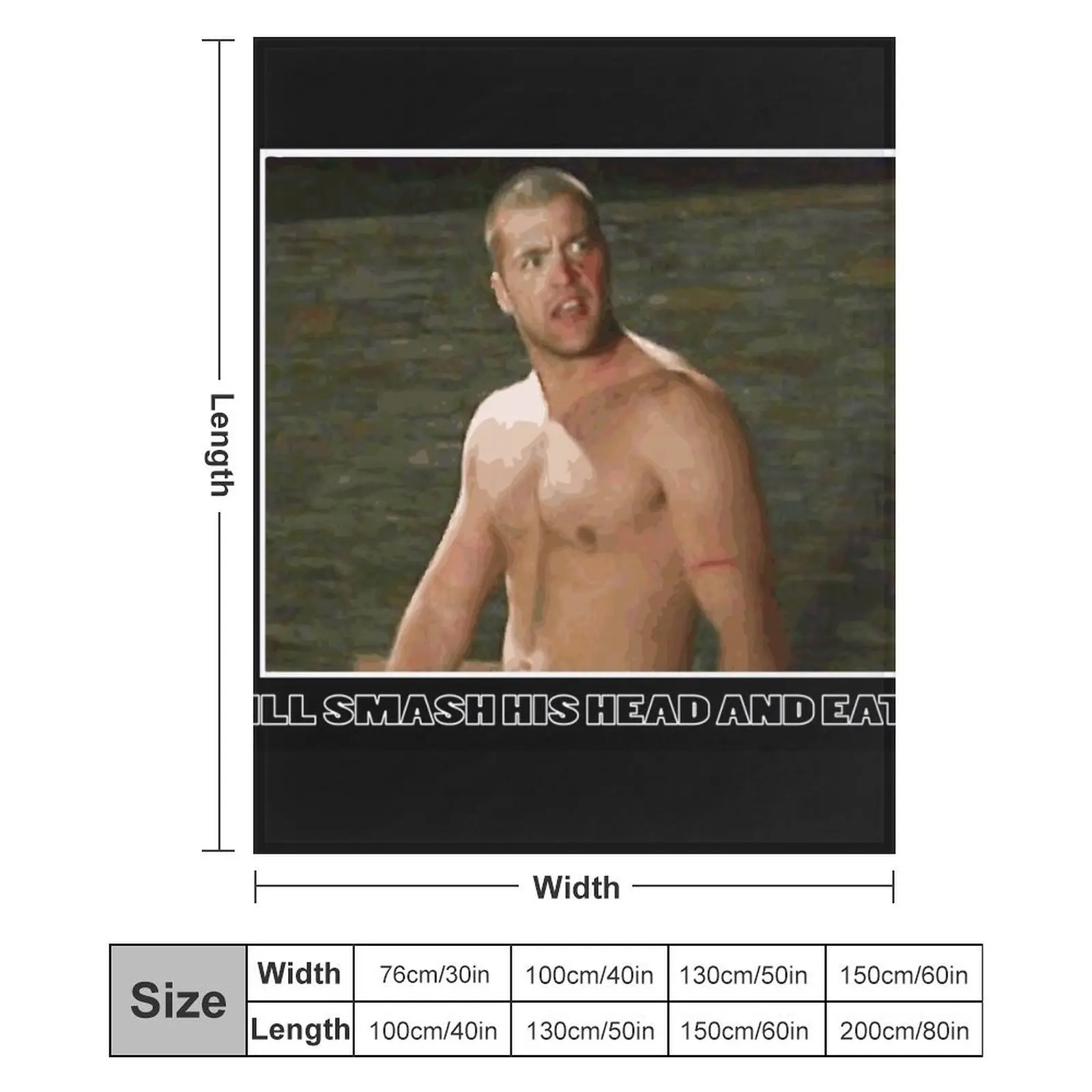 CT - MTV the Challenge Smash His Head and Eat It Плед для декоративного дивана Тонкие плюшевые одеяла