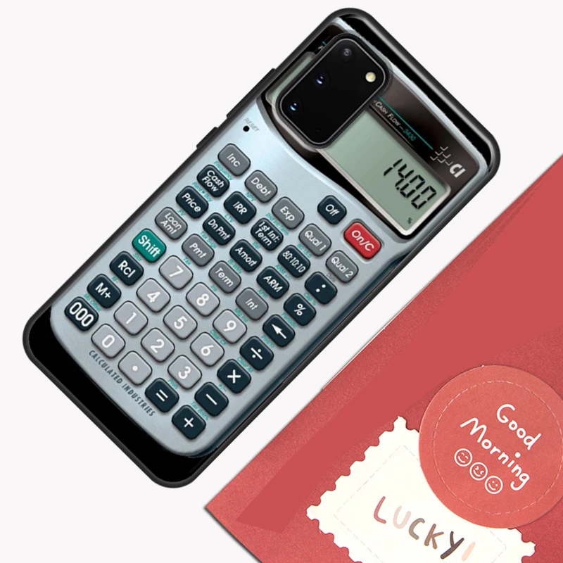 Retro Calculator Cover Case For Samsung Galaxy S20 S21 Plus Note 20 Ultra S8 S9 S10 FE Full Coque | Мобильные телефоны и
