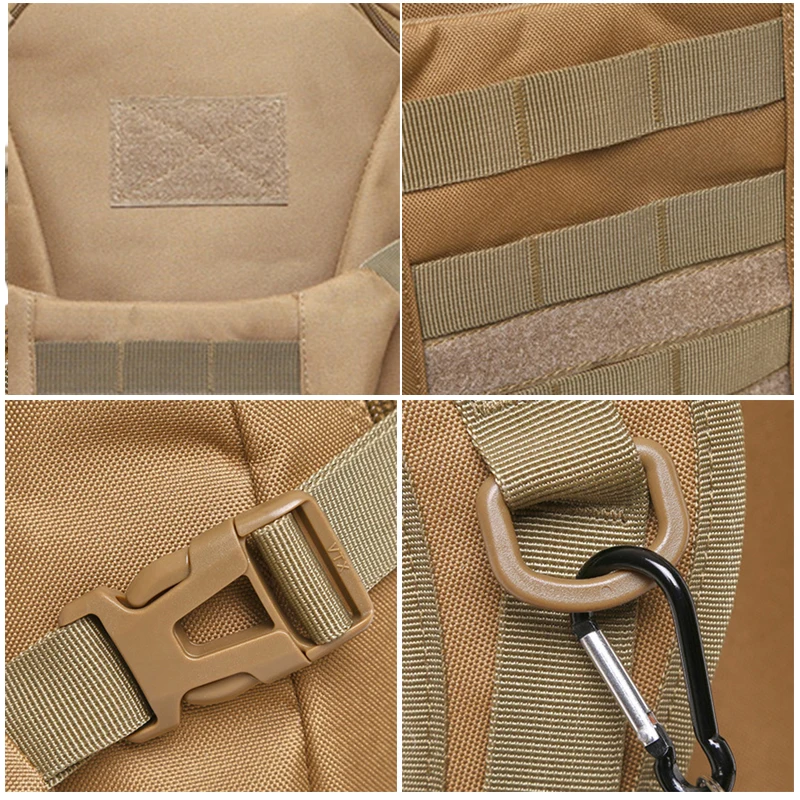 Large Capacity Waterproof Nylon Backpack Outdoor Military Rucksack Tactical Sports Camping Hiking Trekking Fishing Hunting Bags