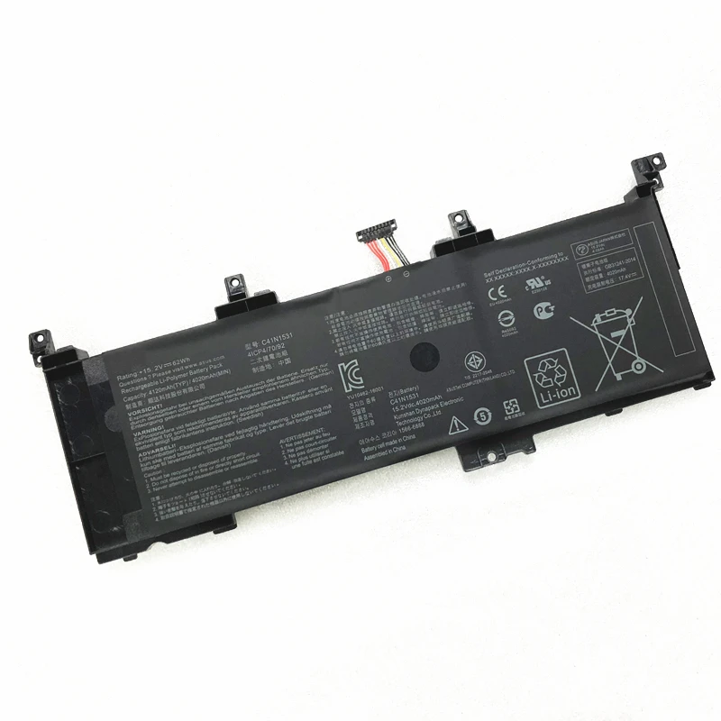 Новый аккумулятор CSMHY C41N1531 для Asus ROG Strix GL502VSK GL502VS GL502VY GL502VY-DS71 GL502VY-DS74 GL502VS-1A RDG 15 2 В 62
