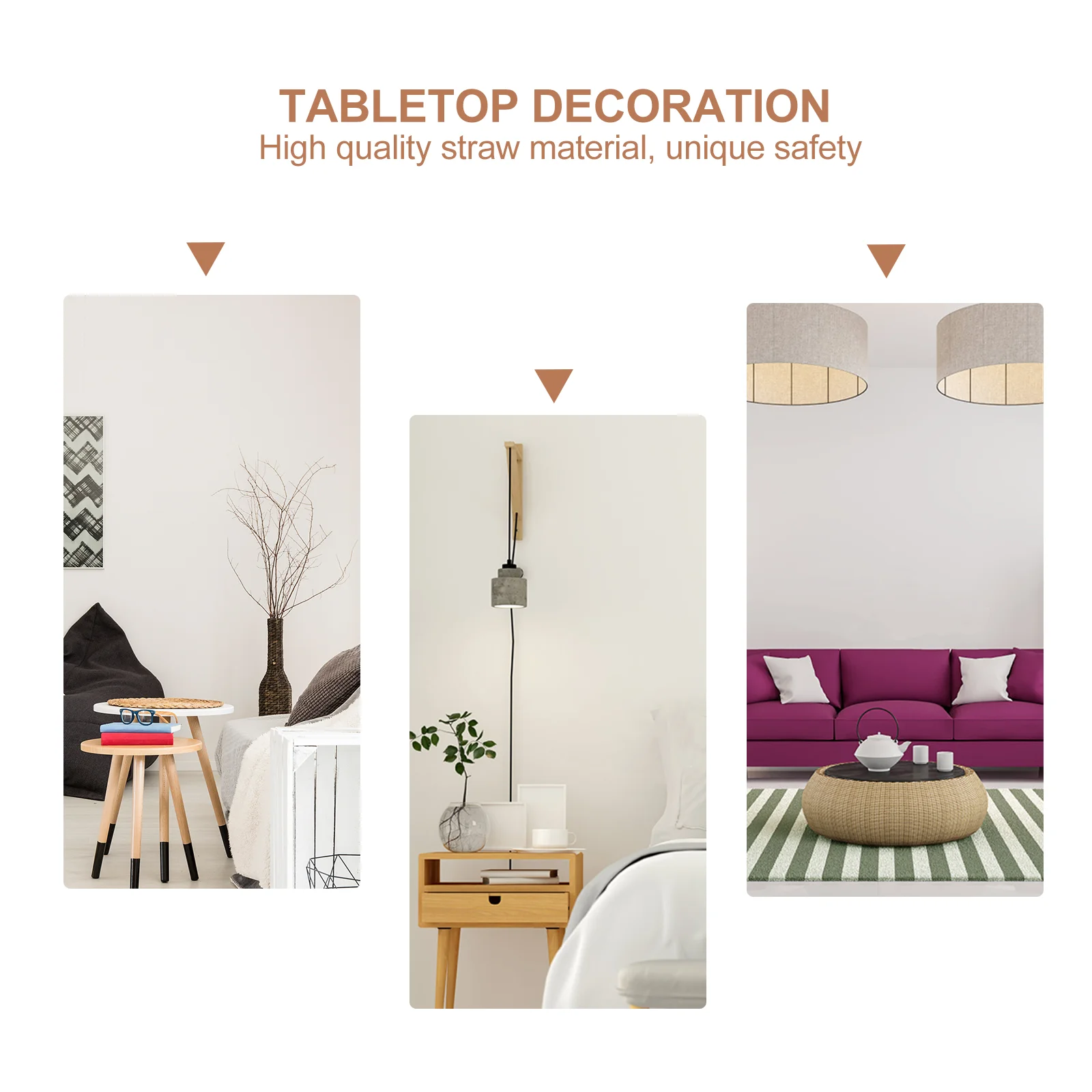 Декор из соломы стоячий орнамент в виде кролика тканое животное домашнее