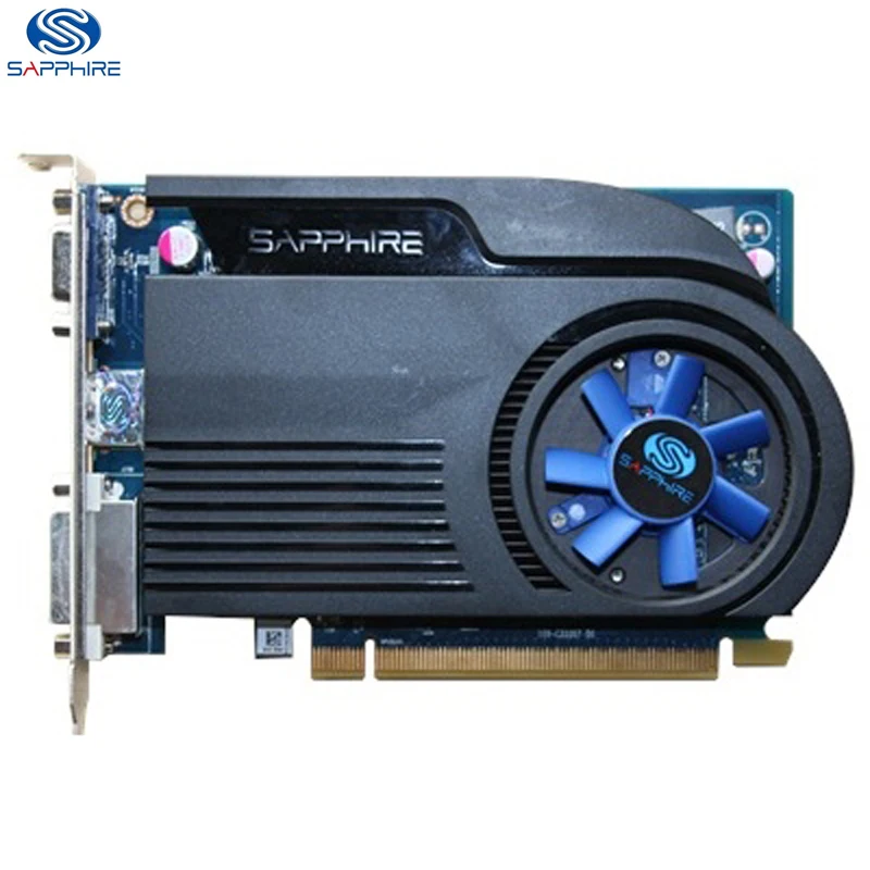 Видеокарта SAPPHIRE HD 6570 1G GDDR5 128bit PCI Express 2,1 16X для настольных ПК, видеокарты серии AMD 6500 HD6570 1 ГБ, б/у