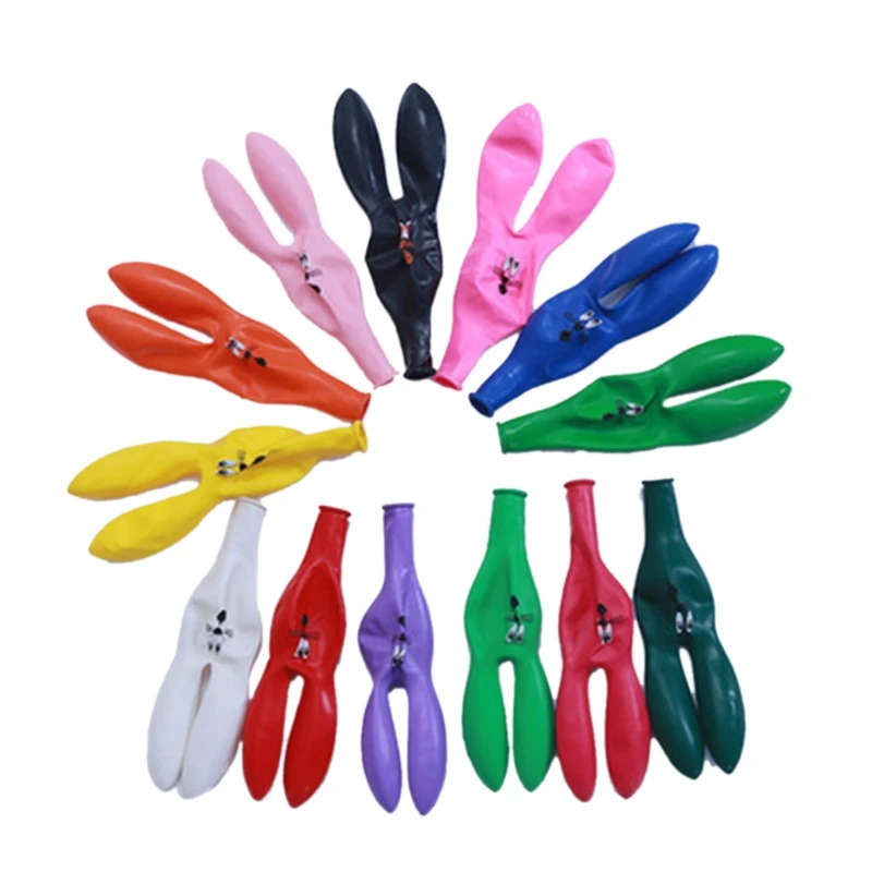 

New Cute Rabbit Inflatable Ball Wedding Party Decoration Latex Balloons Kids Toy