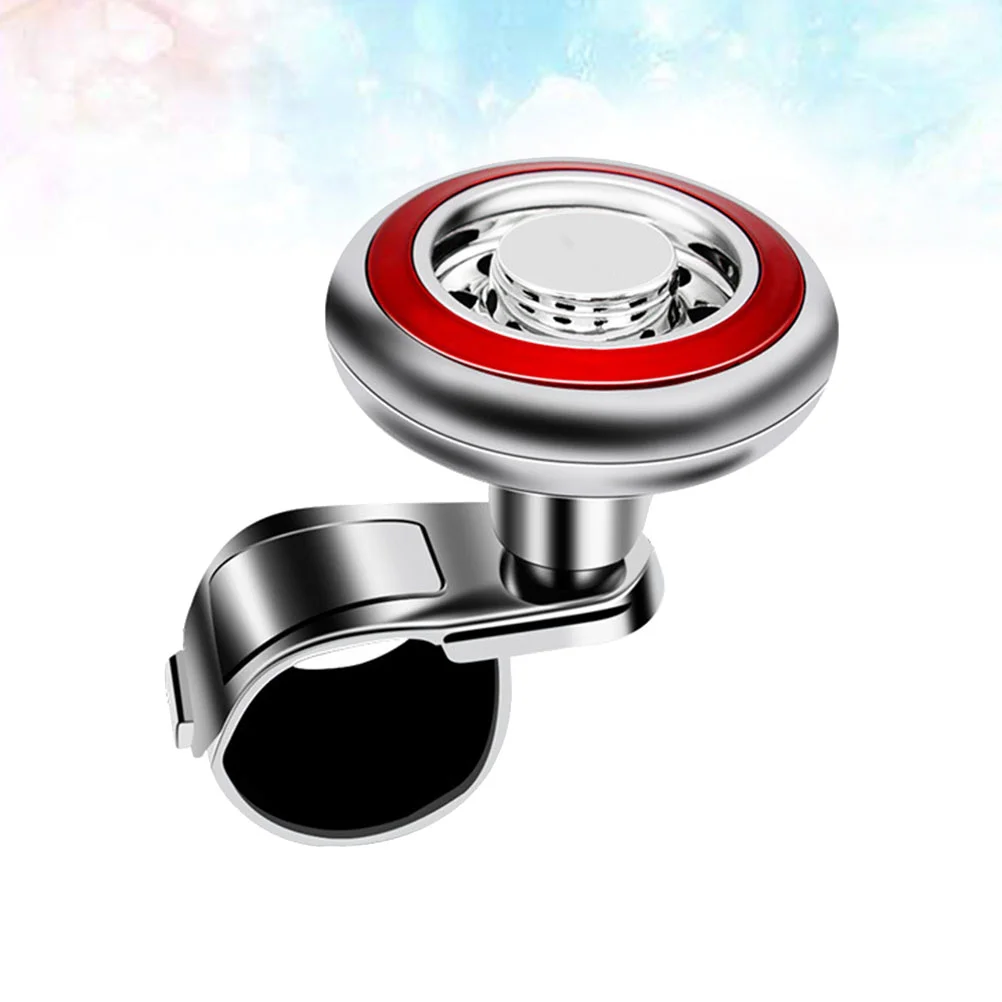 

Металлическое рулевое колесо, вспомогательный шарик, Бустерный мяч, ручка рулевого колеса для автомобиля (красный)
