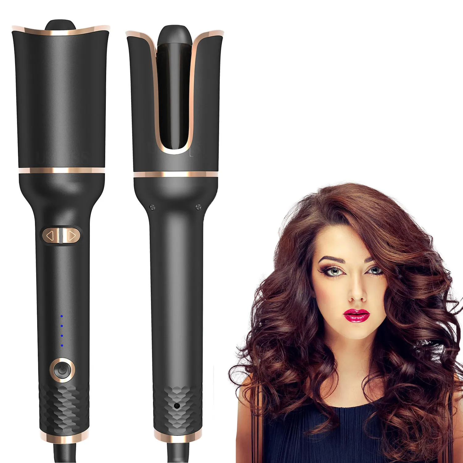 

Automatic Hair Curler Portable Rotating Curling Iron Electric Curler Wave Wand Crimper Professional Hair Styling Tools for Women