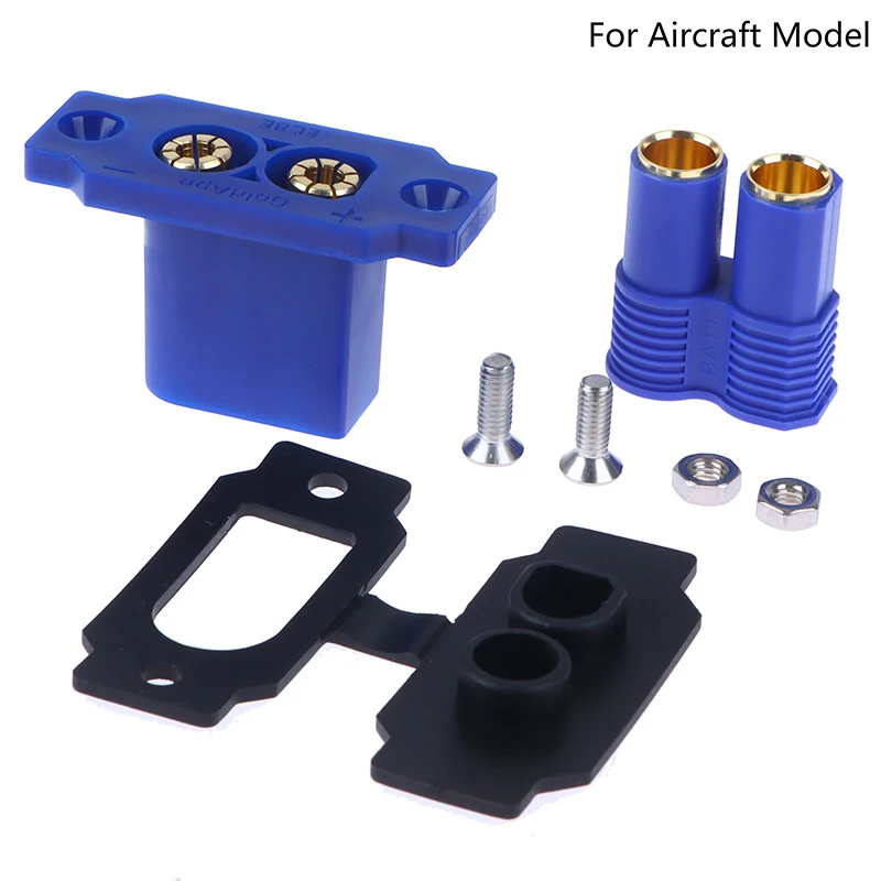 

Электрический Радиоуправляемый автомобиль EC8E EC8E-F панель с фиксированным монтажным штекером, высокоточный аварийный силовой разъем с пылезащитной крышкой для модели самолета