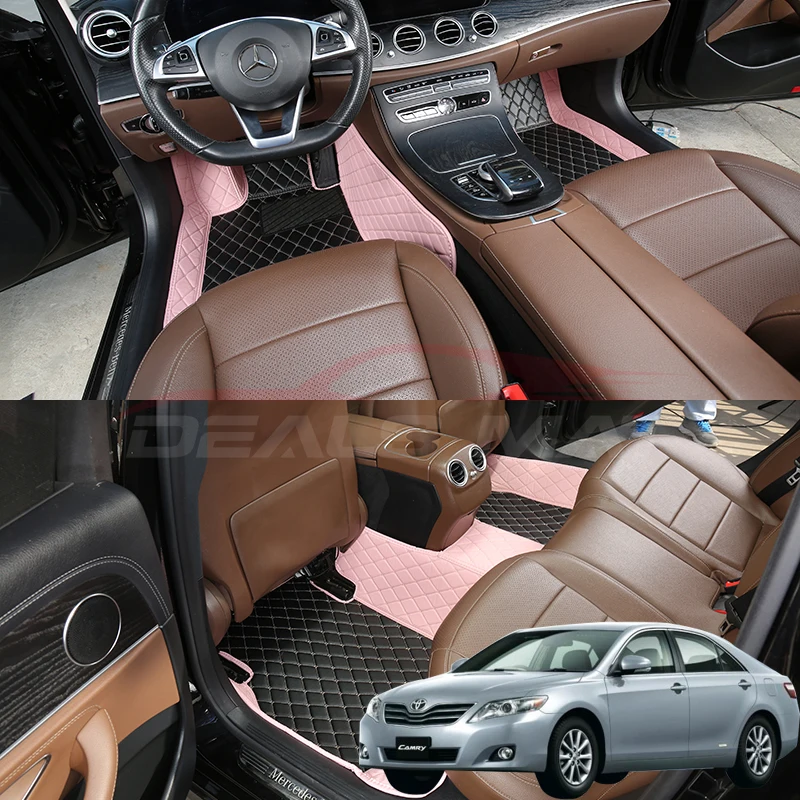 

Роскошные кожаные интерьерные детали наппа, автомобильные коврики для Toyota Camry 40 XV40 2006 2007 2011, коврики, накладки, аксессуары