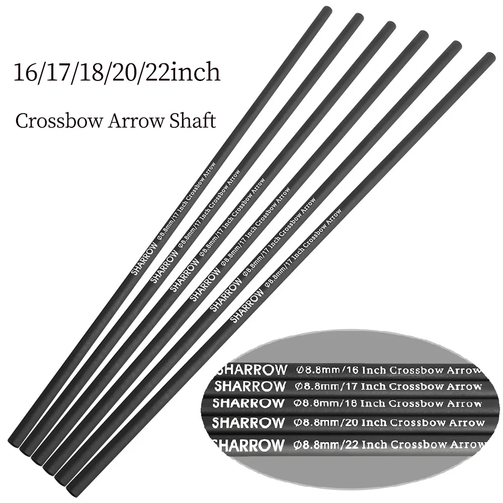 Arrow Shafts 16/17/18/20/22 Inches Mixed Carbon Arrow Bolts For Archery Bow Hunting Training Accessories Diy