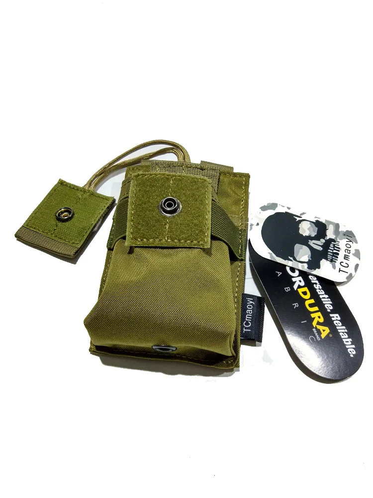Military Sports Airsoft Tactical Vest Belt Sundry Bag Interphone Bag Imported Cordura Fabric TC0040