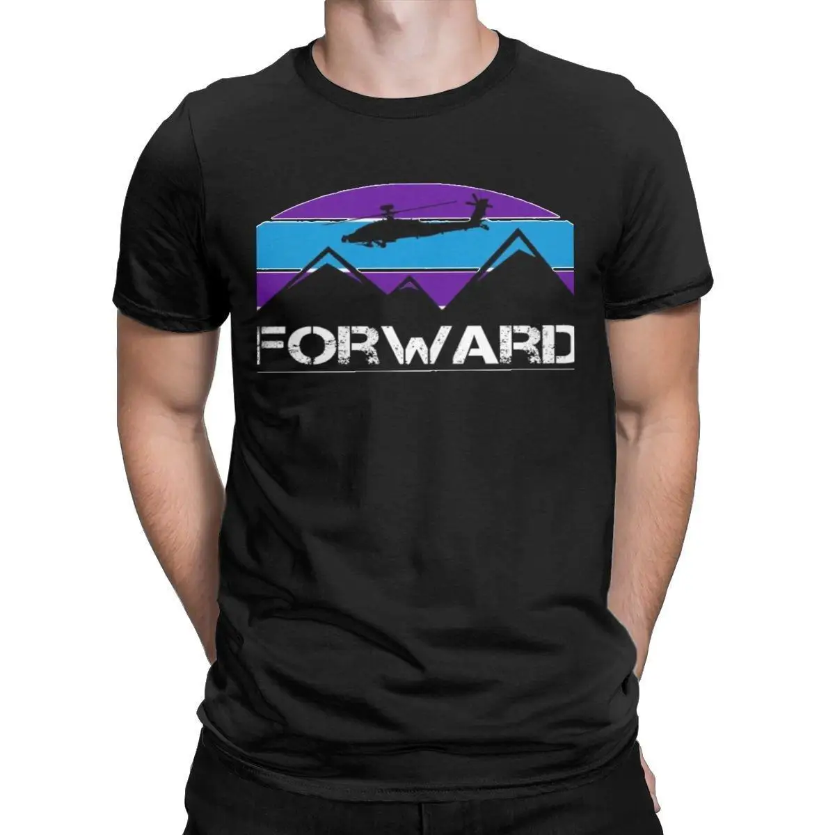 Forward Observations Group Men's T Shirts Global Gbrs Hipster Tee Shirt Short Sleeve Round Neck T-Shirts 100% Cotton Clothing