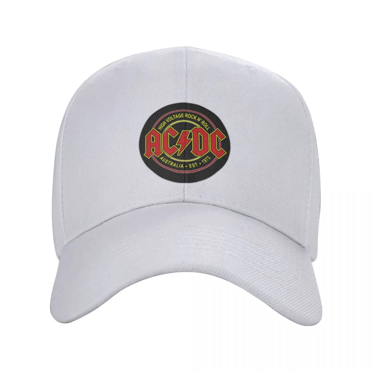 Кепка в стиле панк для мужчин и женщин бейсболка рок-н-ролл дышащая спорта AC/DC |