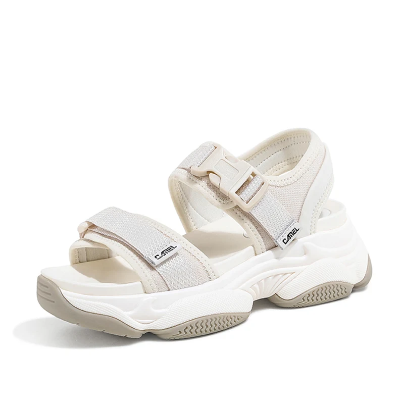 

Шлепанцы Goldencamel женские спортивные, сандалии на толстой подошве, Кроксы, летняя пляжная обувь для женщин, 2022