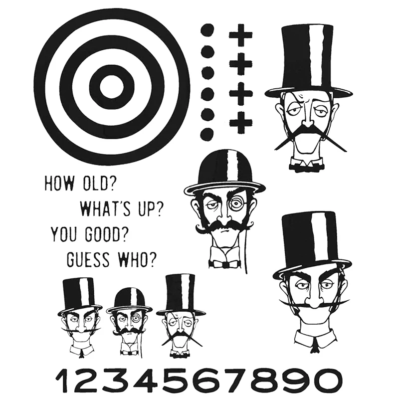 

2021 New Retro Suit Hat Gentleman Pattern Clear Stamps For DIY Craft Making Greeting Card Scrapbooking No Metal Cutting Dies Set