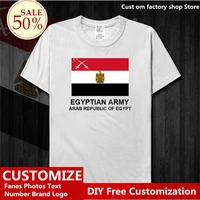 egypt army cotton t shirt custom jersey fans diy name number logo tshirt high street fashion hip hop loose casual t shirt