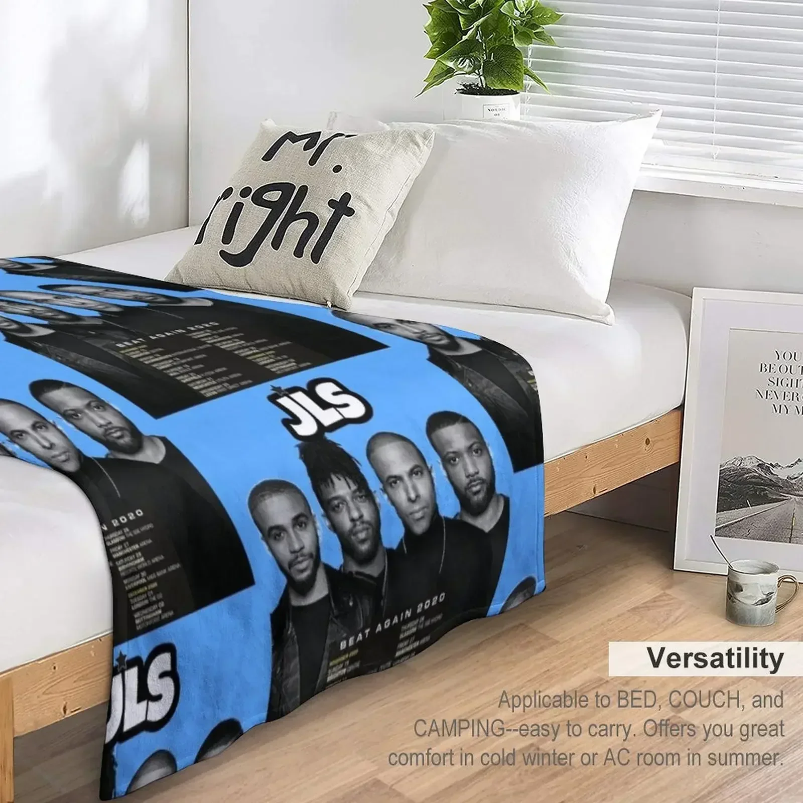 Одеяло JLS Fan Made Tour Полярное рождественское украшение Одеяла для дивана