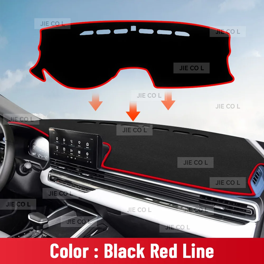 

Для GEELY EMGRAND 2024 2025 автомобильный коврик для приборной панели, коврик от солнца, противоскользящий ковер, коврик для переднего окна, защита автоаксессуаров