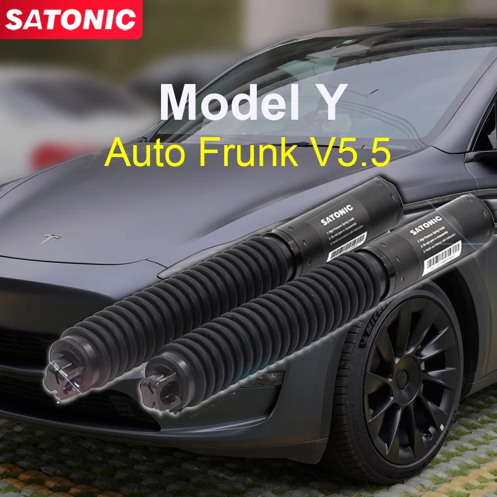 

Модель Y, автомобильный подъемник Frunk, Передние ворота для Tesla Model Y 2021-2022 SATONIC V5.5