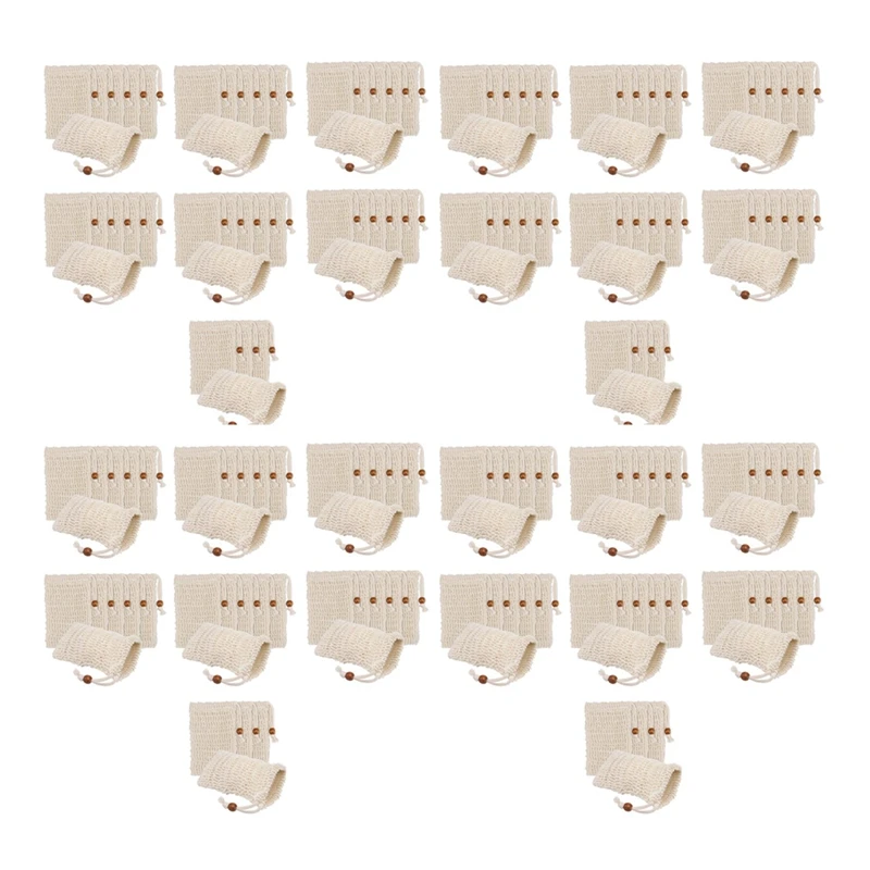 

160 упаковок, отшелушивающие мешки для мыла, сделанные из сизаля, сетчатые мешки для мыла, барный мешок для мыла со шнурком для использования в ванной и душе