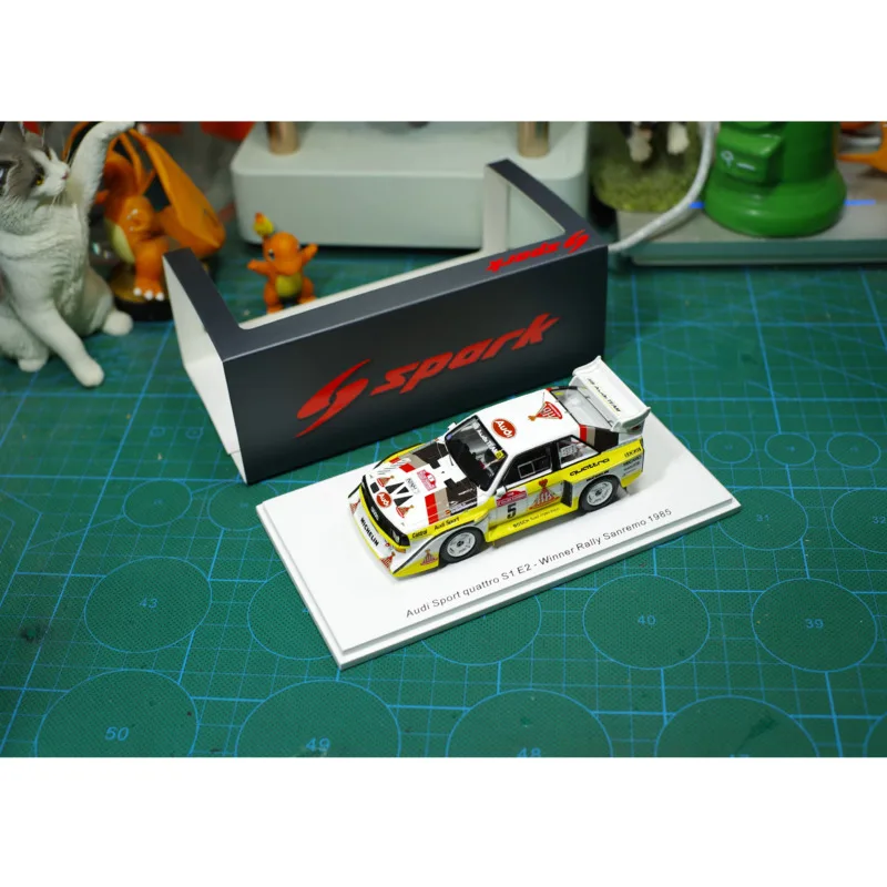 

SPARK model 1/43 1985 Sanremo Audi Sport Quattro S1 E2 5# car model
