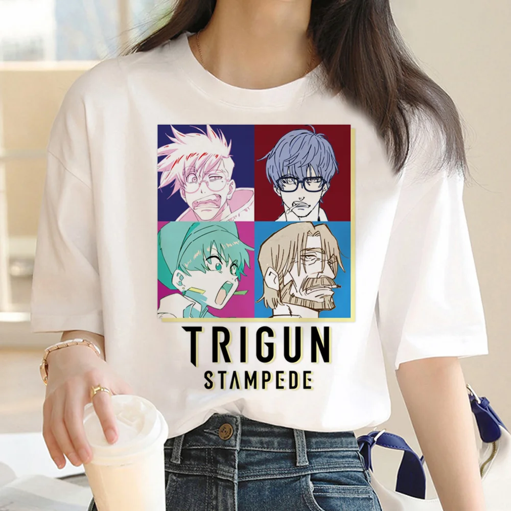 

Trigun Tee women harajuku Tee female graphic clothes