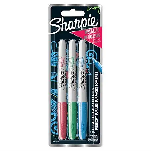 

Бренд: Sharpie, металлический маркер, красный/зеленый/синий, 3 'lü, категория упаковки: гелевая ручка с чернилами