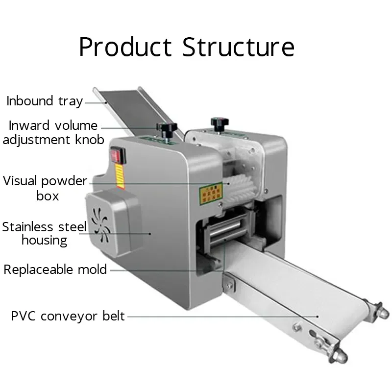 

Noodle Maker Wonton Packaging Maker Slicer Dumpling Forming Machine Pasta Maker Machine 110V /220V Automatic Dumpling Machine