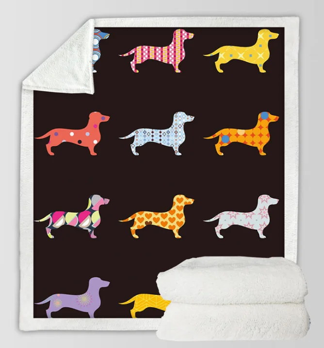 

Постельное белье, Флисовое одеяло, мультяшное красочное плюшевое одеяло