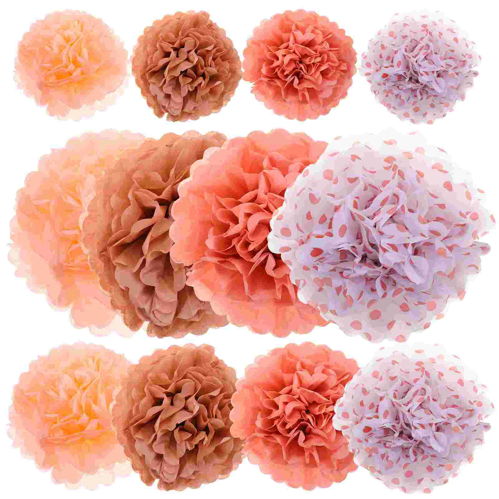

12pcs Party Decoration Bachelorette Paper Roses Rose Decor Engagement Party Bridal Decor for Indoor Wall