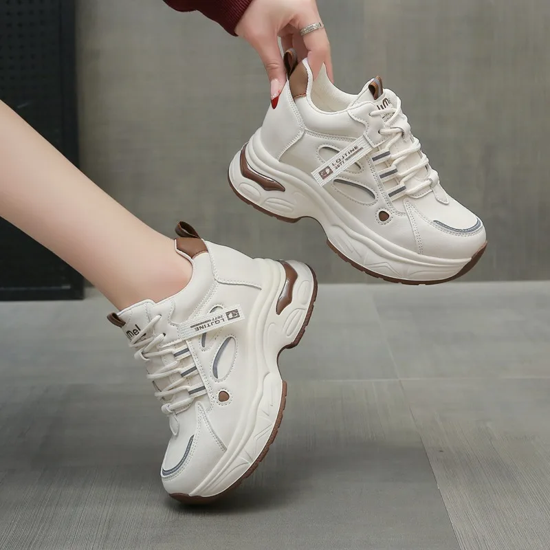 Новинка 2024 женские кроссовки дышащая женская спортивная обувь на массивной