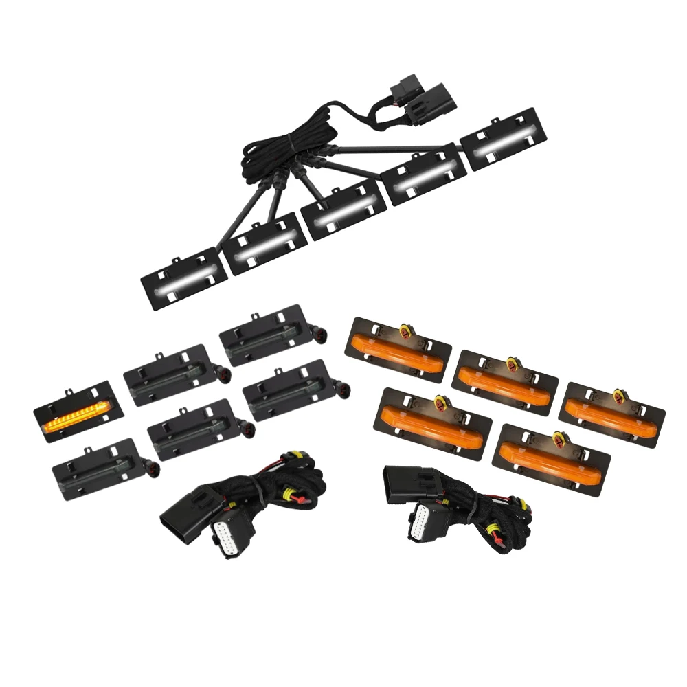 5X Передняя решетка для автомобиля фонарь Ford F150 XL XLT 2021-2023 защищенный от