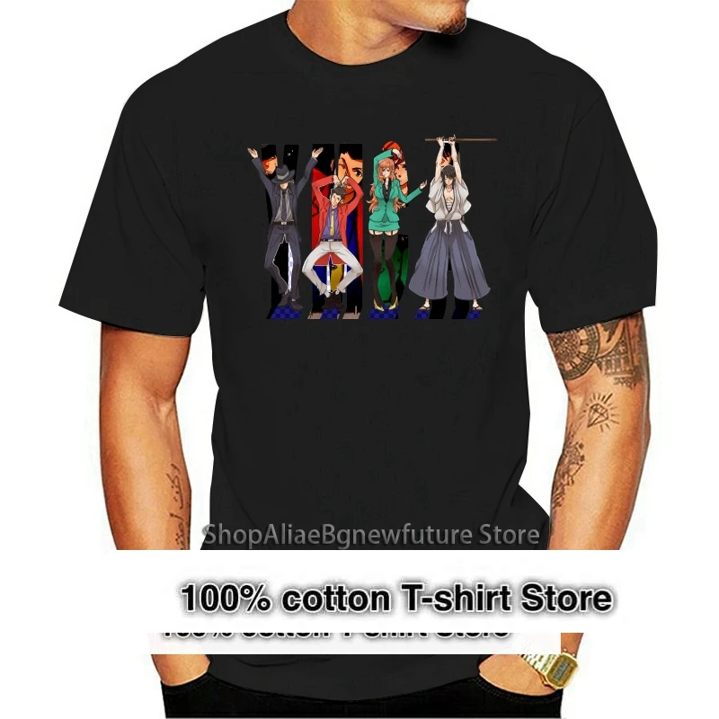 

New Lupin The 3Rd Anime White Men'S T Shirt Size S - 3Xl Brand Clothing Tee Shirt
