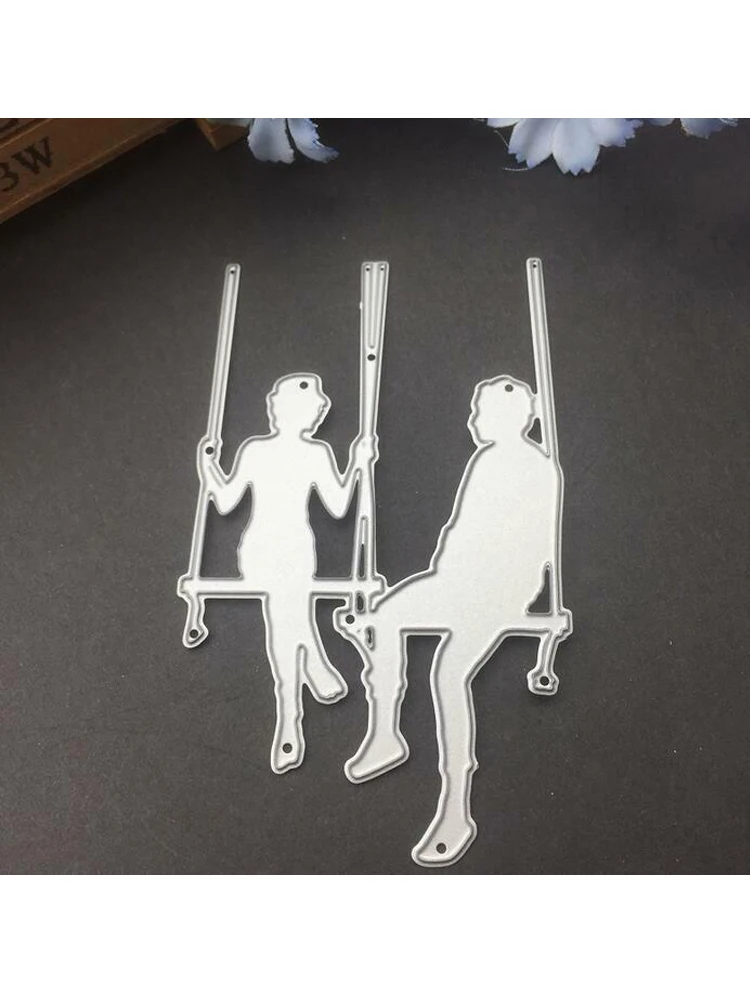Качели пара Сделай Сам металлические Вырубные штампы вырезанные украшения для
