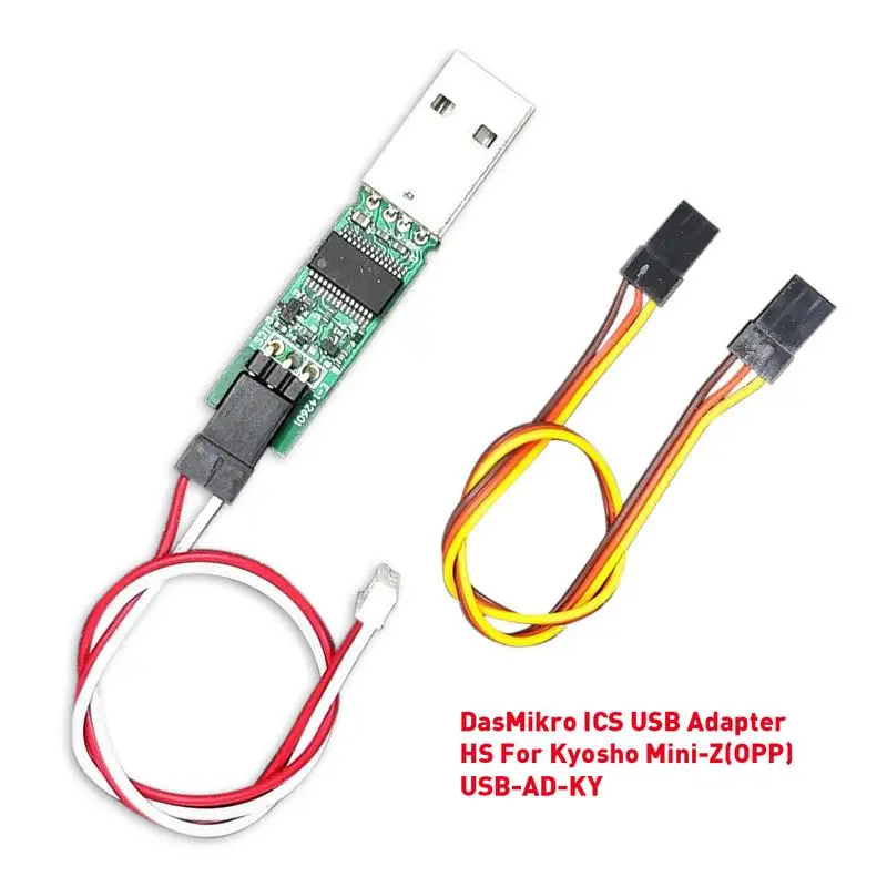 

DasMikro ICS USB Adapter HS For Kyosho Mini-Z KYO82083 RC Car Parts KO PROPO High Speed ICS USB Adapter